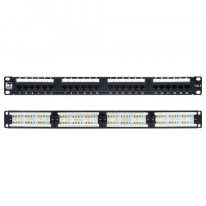 인네트워크 IN-50624PLED CAT.6 UTP 24포트 LED 패치판넬