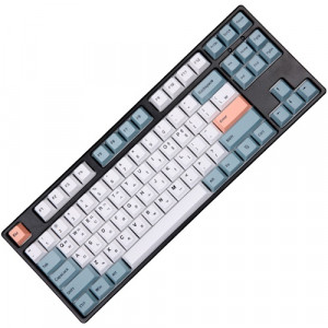 몬스타기어 몬스타기어 닌자87PRO 풀윤활 커스텀 키보드 블랙 (쑥인절미, 저소음 황축)