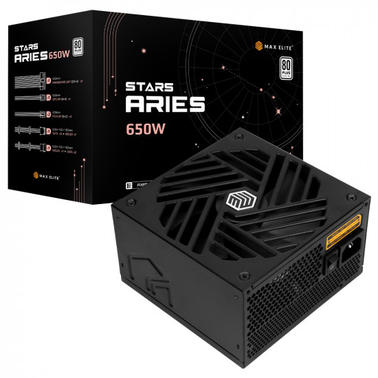 맥스엘리트 STARS ARIES 650W 80PLUS 스탠다드 파워서플라이