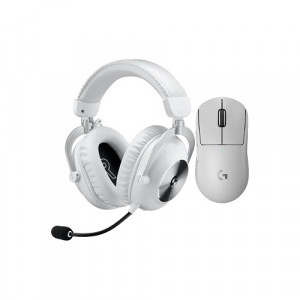 로지텍 G PRO X SUPERLIGHT 2 + PRO X 2 무선 마우스 헤드셋 세트 (화이트) 씨알텍