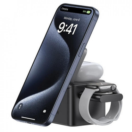 ANKER 맥고 Qi2 3in1 큐브 무선충전기