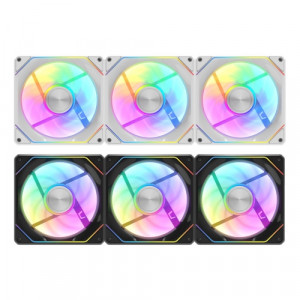 darkFlash Gauss G24R 마그네틱 ARGB 리버스 (3팩, 블랙)
