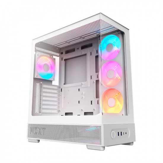 NZXT S5 RGB 화이트 컴팩트 미들타워 PC 케이스