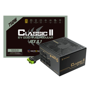 마이크로닉스 Classic II EV 750W 80PLUS골드 풀모듈러 ATX3.1