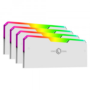LEADCOOL RH-1 EVO ARGB 메모리 방열판 화이트 (4PACK)