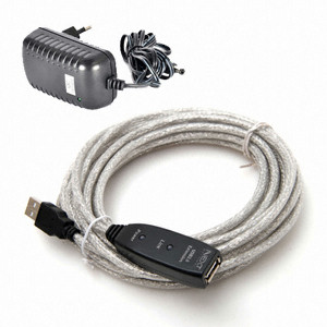 이지넷유비쿼터스 USB 2.0 5M 리피터케이블 NEXT-USB05PW