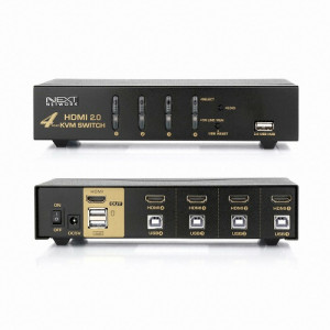 이지넷유비쿼터스 41 USB HDMI v2.0 KVM 스위치 NEXT-7204KVM-4K