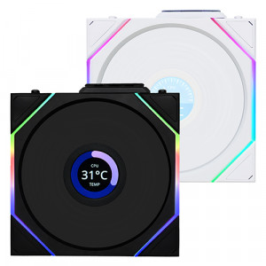 리안리 UNI FAN TL Wireless LCD 120 리버스 (화이트)