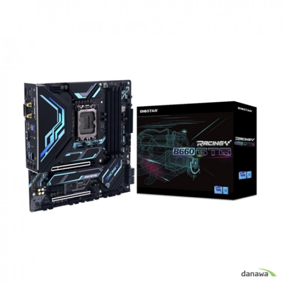 BIOSTAR RACING B660GTQ D4 이엠텍 [리퍼 AS 1개월]