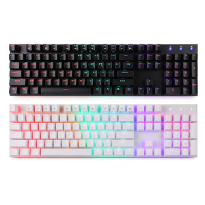 앱코 HACKER K640 축교환 게이밍 기계식 화이트 청축