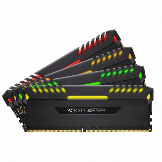 CORSAIR DDR4-2666 CL16 VENGEANCE RGB 패키지 (32GB(8Gx4)) : (주)코브텍